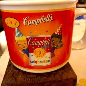 Vintage Campbell's Kids 100 Year Celebration Soup Mug. 1904-2004. Moon Landing